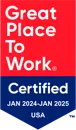 Great Place To Work Certified January 2024 to January 2025 USA